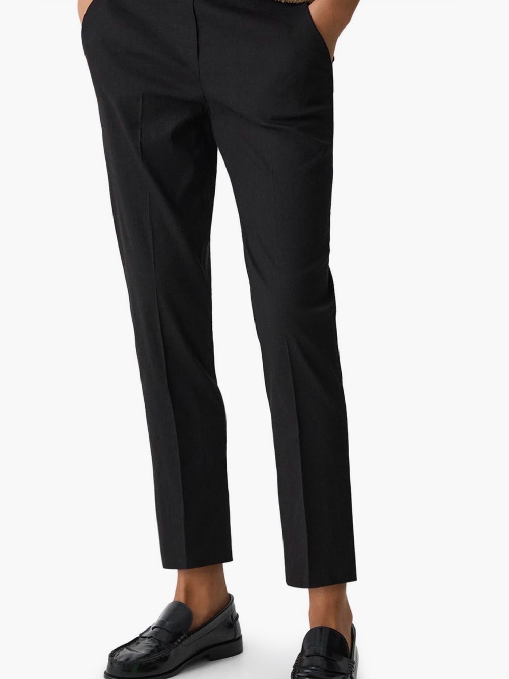 Theory Treeca pull on pants, black